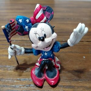 Disney Patriotic Minnie Mouse Figurine